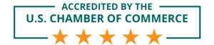 Accredited By The U.S. Chamber of Commerce - 5 Stars