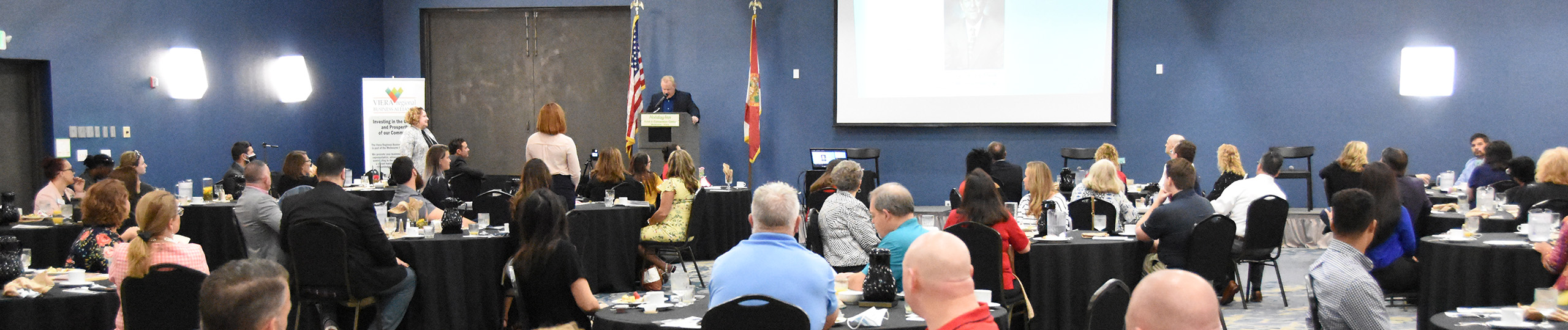 Viera Regional Business Alliance meeting with many attendees