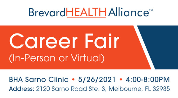 Brevard Health Alliance Career Fair graphic