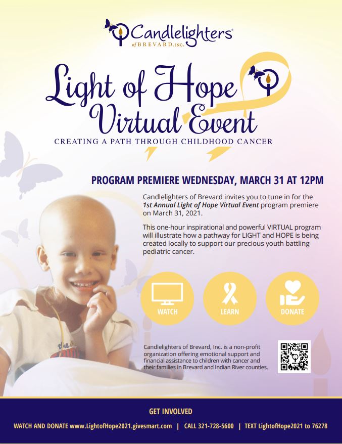 Light of Hope Virtual Event poster
